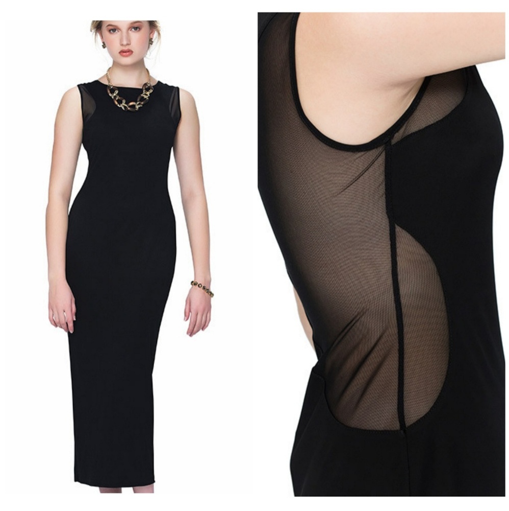 Dracer dress, luxury long black dress